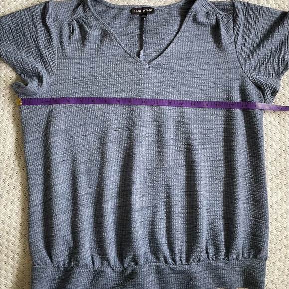 Lane Bryant women’s blue shirt sleeve t-shirt - Picture 5 of 6